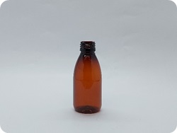 100ml Oval 25mm PET Bottle