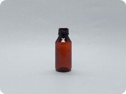 60ml Round Half Ring 25mm PET Bottle