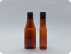 100ml Flat 25mm PET Bottle
