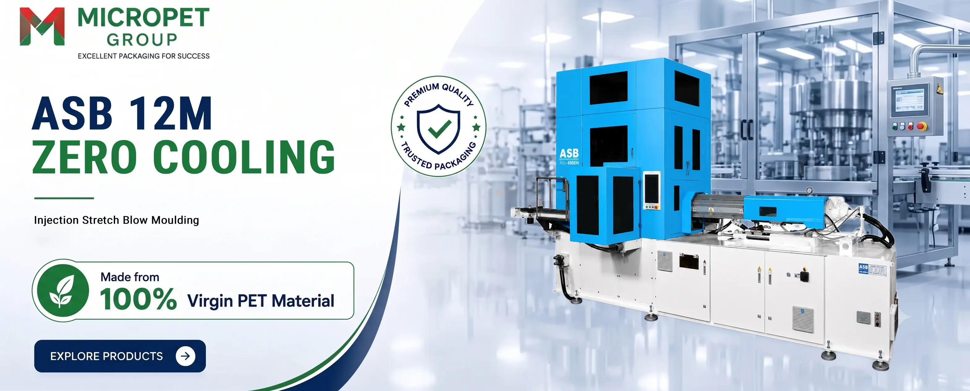 ASB 50MB PET Bottle Manufacturing Machine