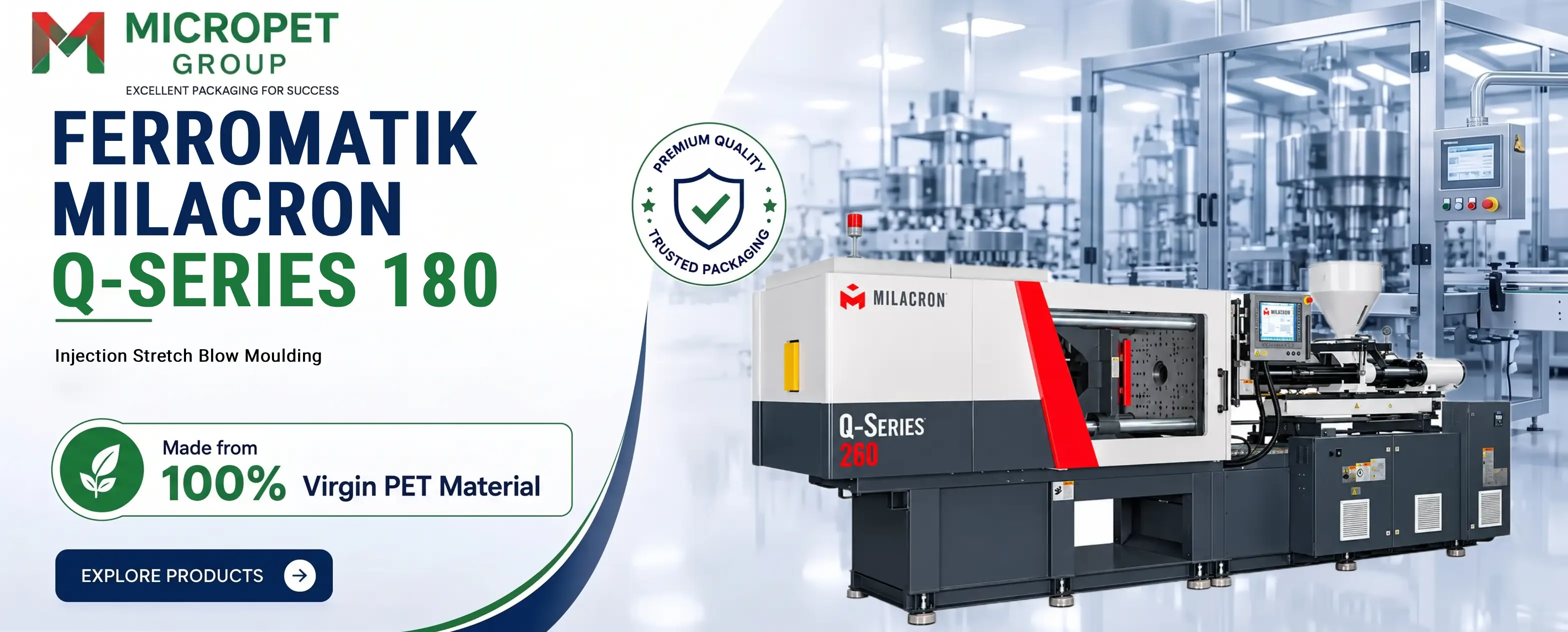 Ferromatik Milacron Q Series 180 Injection Molding Machine
